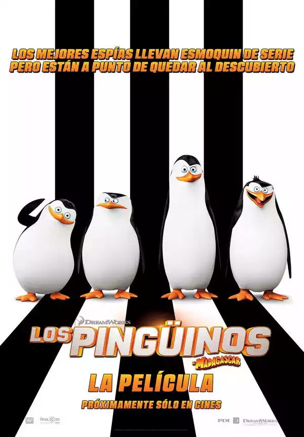 Los pingüinos de Madagascar: La película (2014)